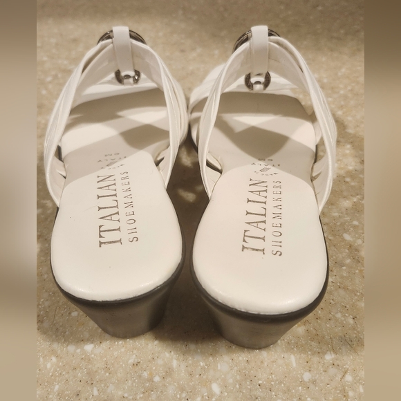 Italian Shoemakers Woman's Finer Wedge Sandle's Size 6M $18 - Picture 4 of 11